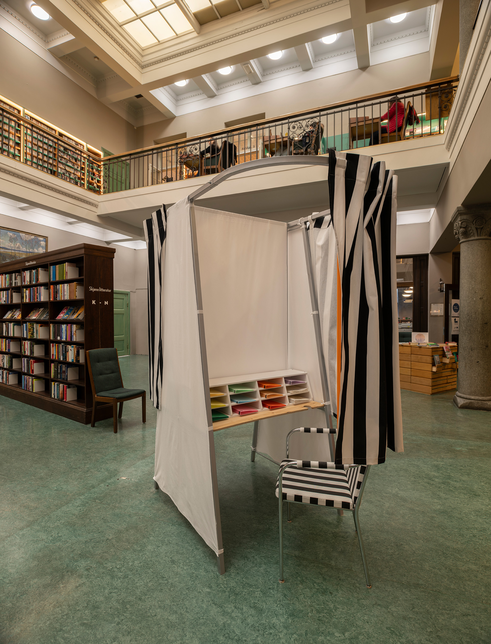 Confessional – Political Confessions (installation)
Photo: Bjarte Bjørkum