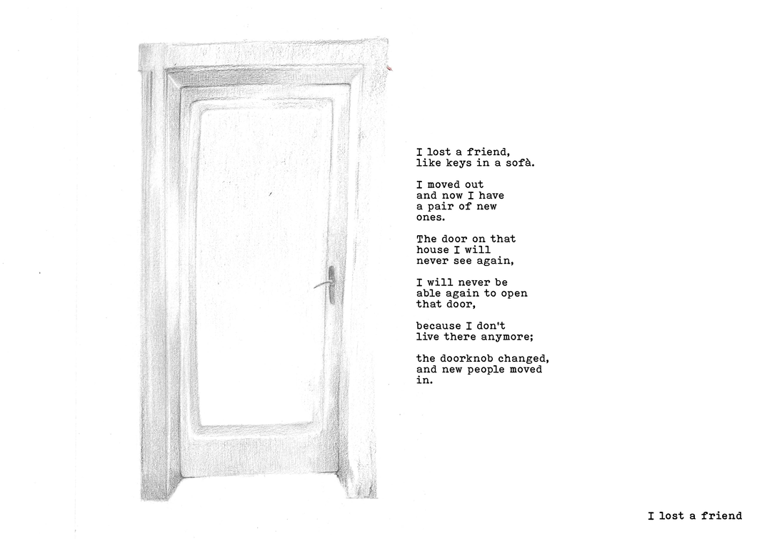 i lost a friend poem