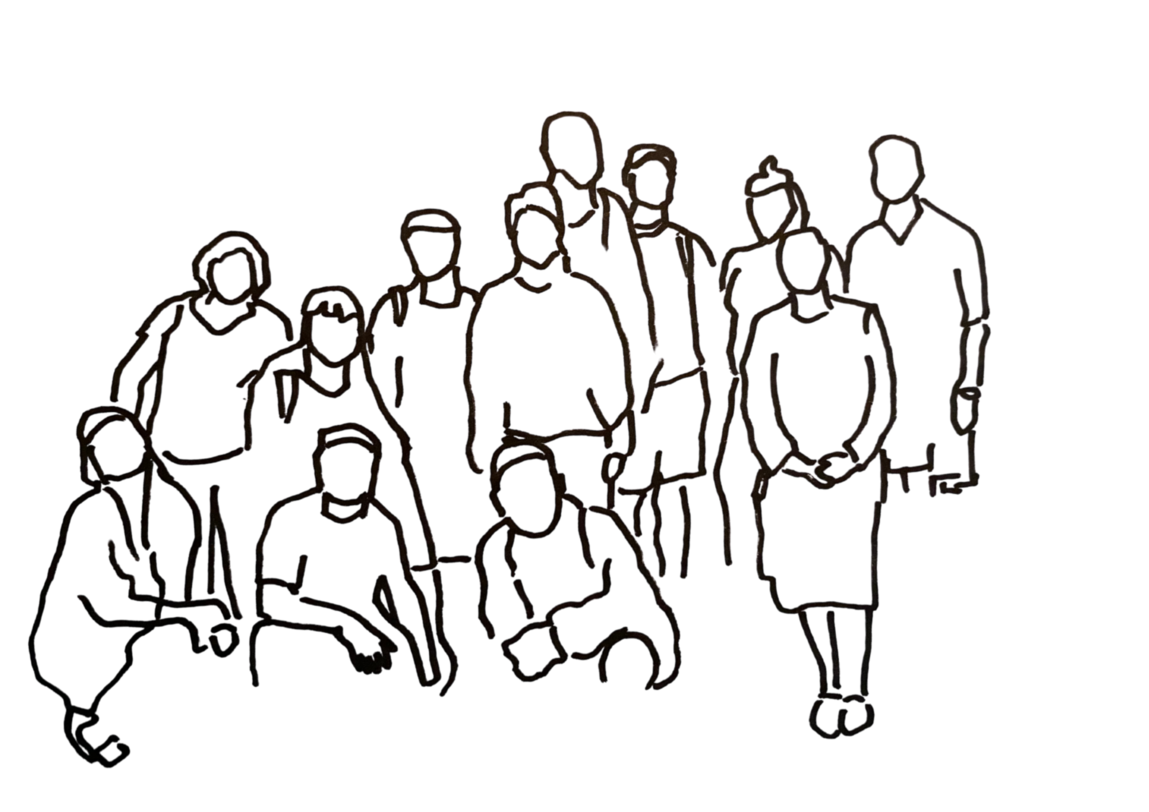 Illustration: staff at the department