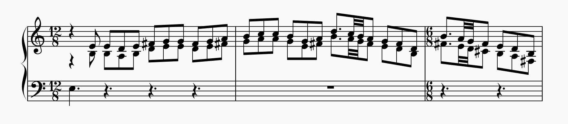 Noteeksempel Motiv 2