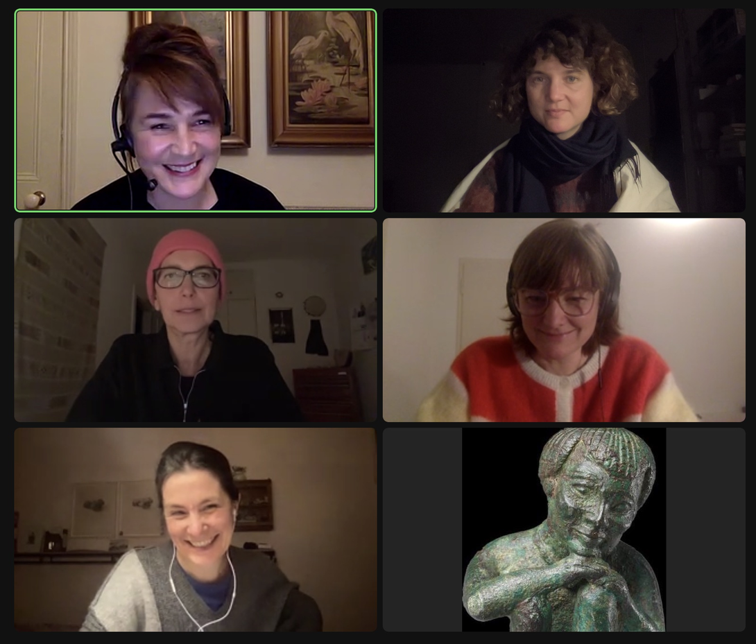 screen shot of a zoom meeting of WITHING