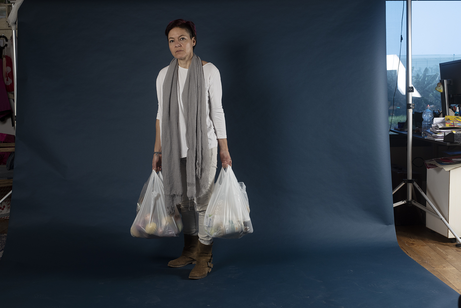 Photo from the series Industrial Woman