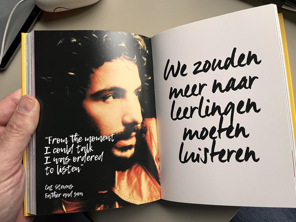 ‘We zouden meer naar leerlingen moeten luisteren.’