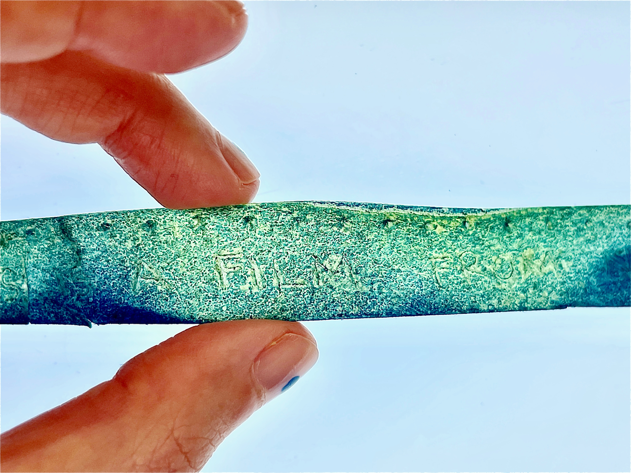 NFC in hands after processed