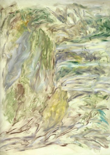 oilsticks on Yupo paper