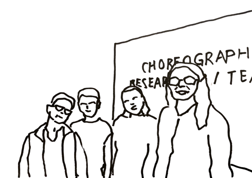 Illustration: co-authors Choreographer/Researcher/Teacher