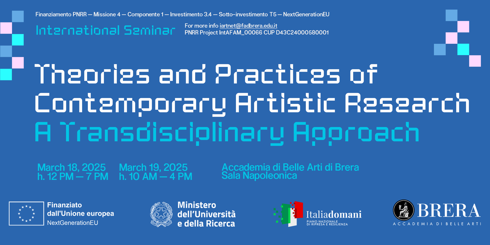 Theories and practices of contemporary artistic research: a transdisciplinary approach