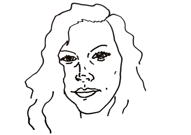 Self-portrait by/of Camilla Reppen