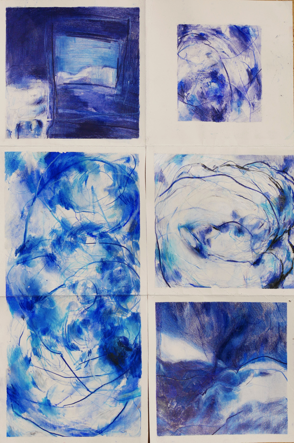 artist book blue 2