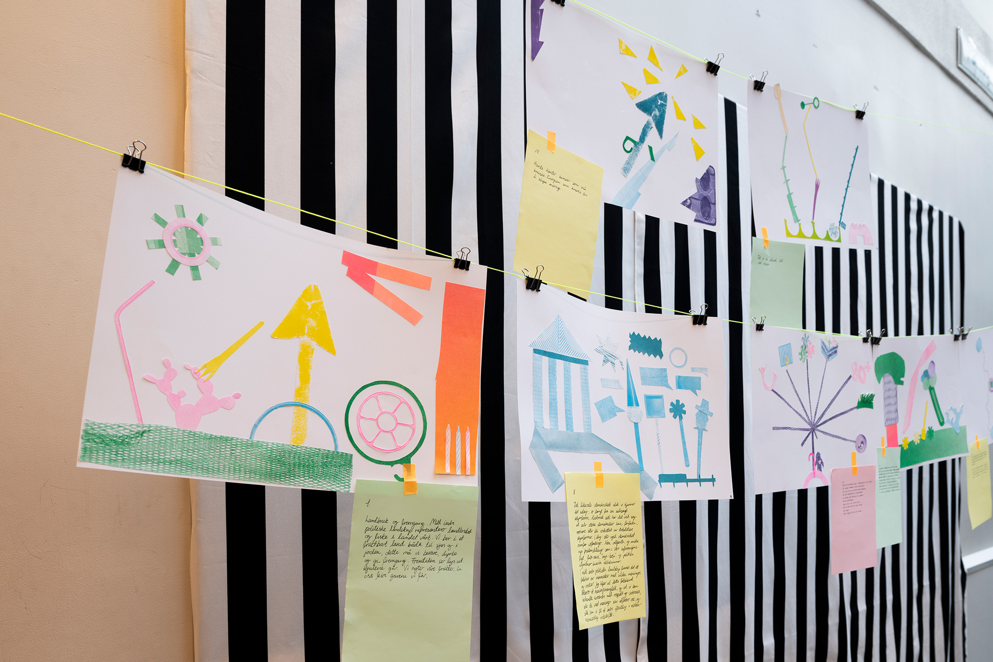 Example of results of Inner political landscapes workshop
Photo: Bjarte Bjørkum