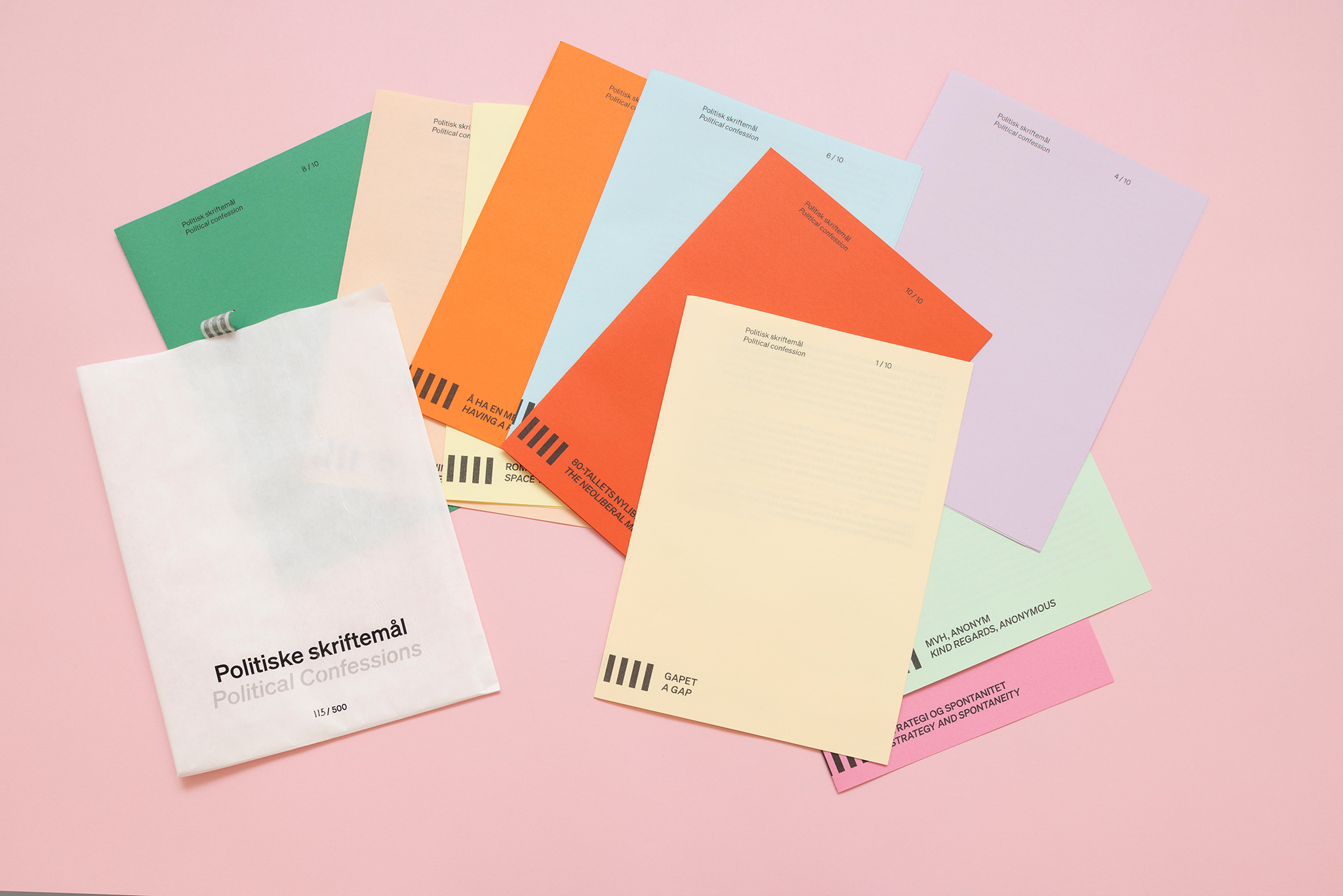 Political Confessions (publication)
Photo: Bjarte Bjørkum