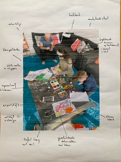 werkend met elkaar thuis