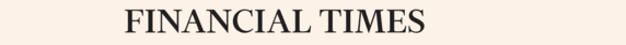 Picture of the Financial Times newspaper online header.