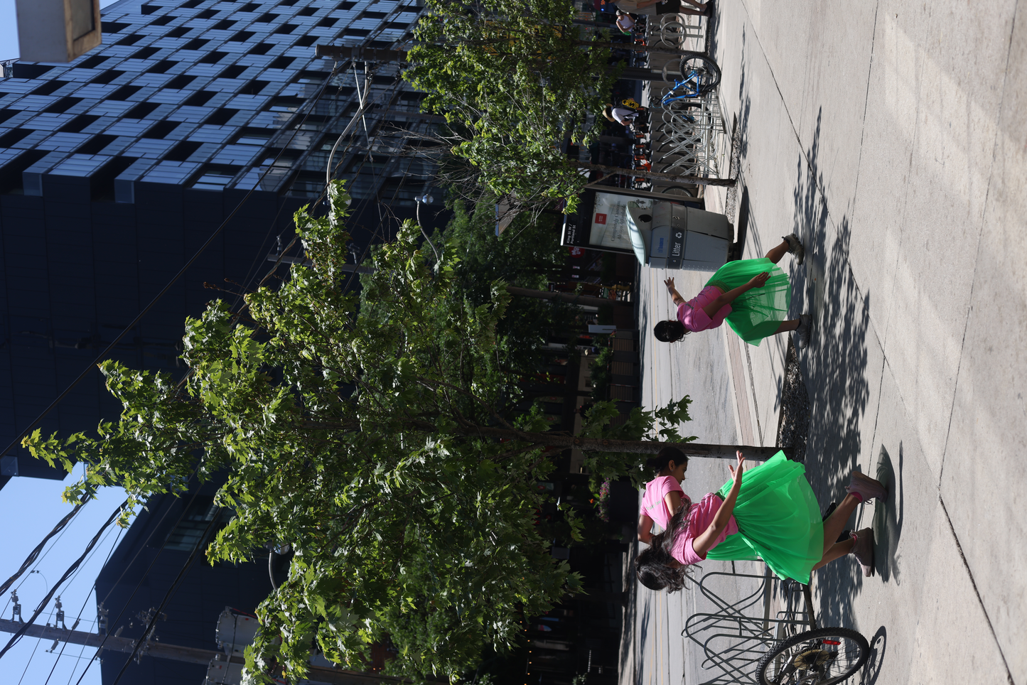 Momentarily transforming the popular destination at King and Portland into a site of critical engagement through a 29-step choreography that invited spatial negotiation and encounters with the Other within a space that is otherwise governed by capitalist-consumerist logic that actively seeks to erase all forms of anomaly.

This is created in response to Score 4. 

Score 4 is created by Mushtari Afroz
Choreography created by Mushtari Afroz
Performance co-created with Rachana Joshi, Rajvi Dedhia and Nidhi Baadkar.