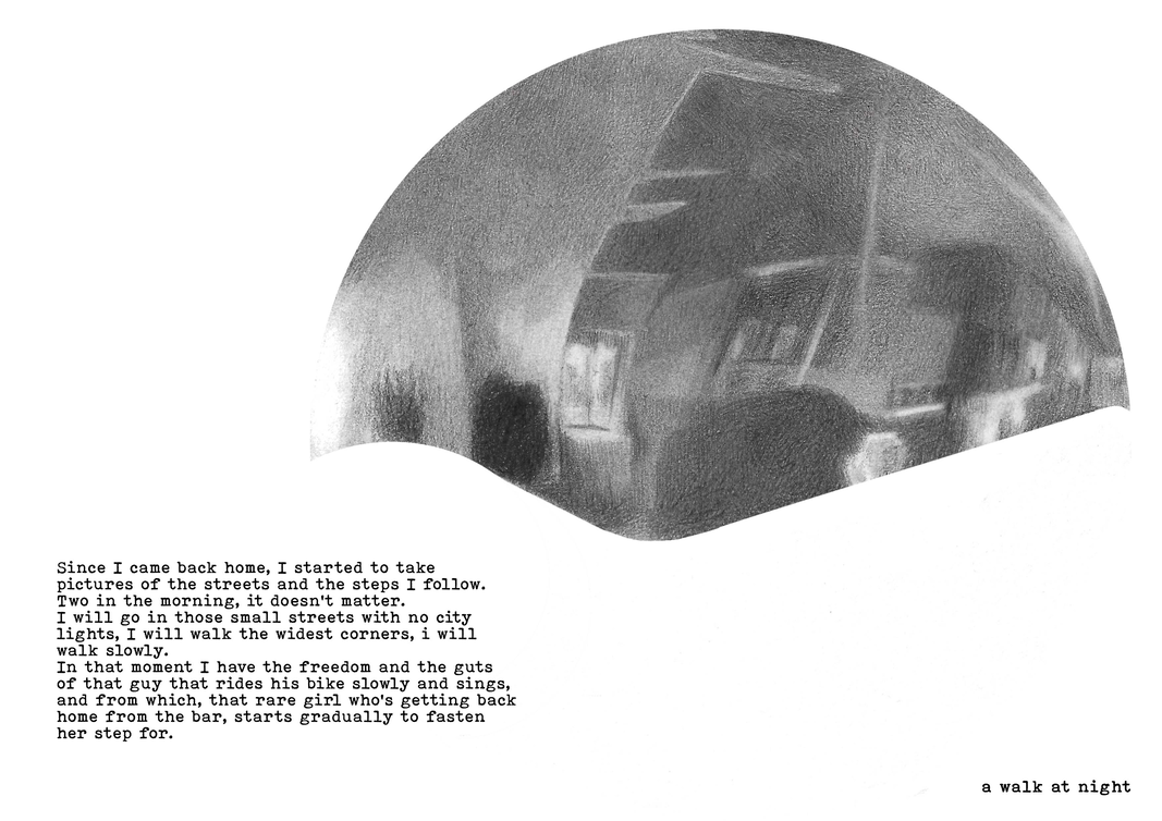 a walk at night poem