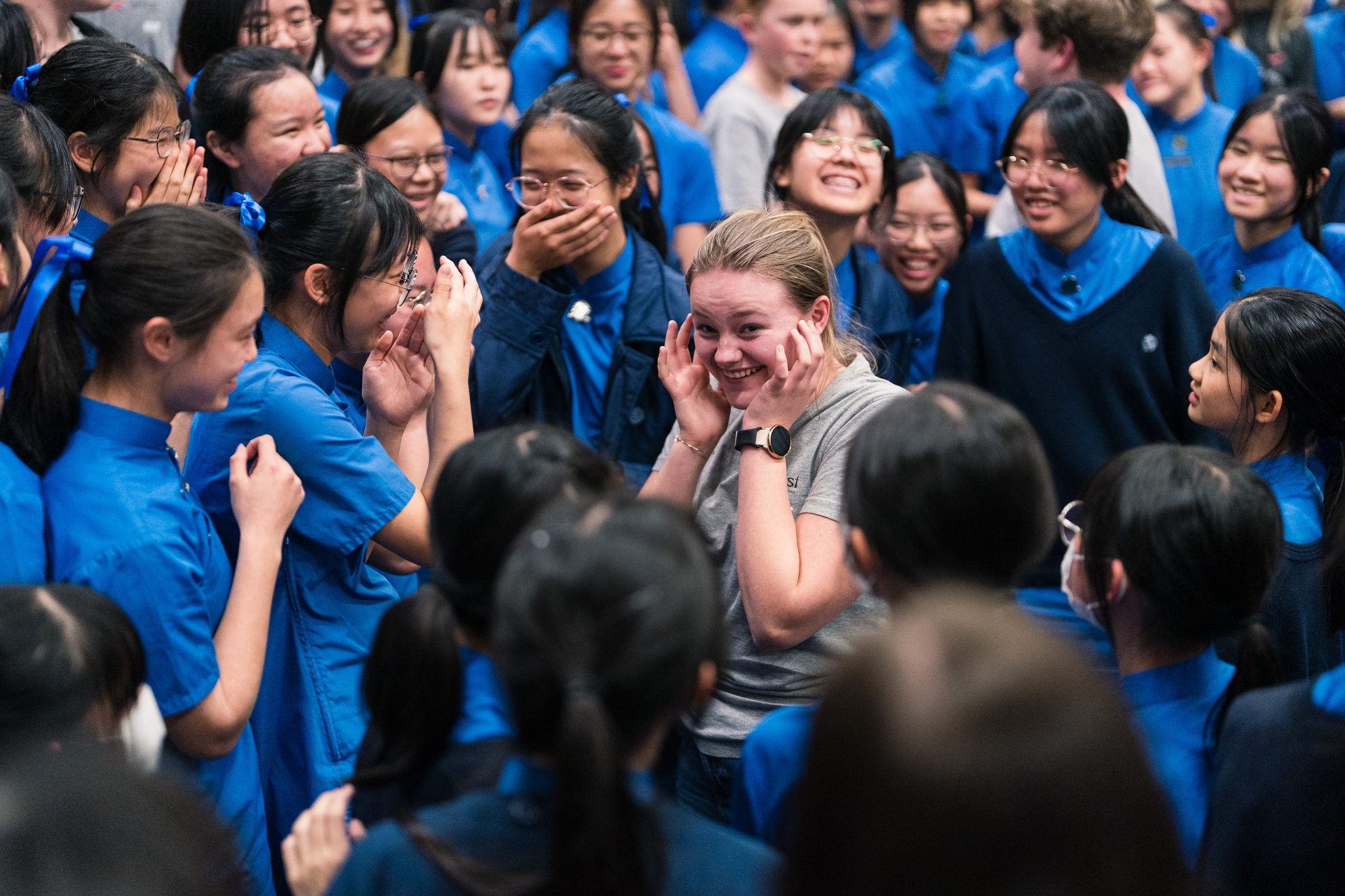 Interaction between Heep Yunn Secondary School and Defrost members