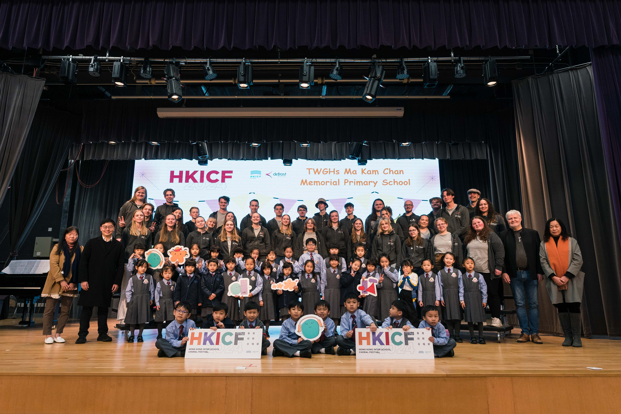 Defrost Youth choir school visit primary school #2