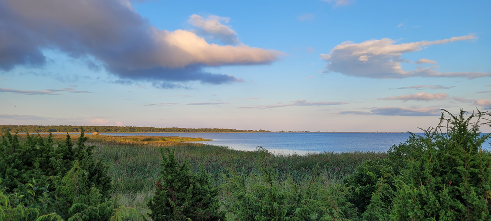 Picture of an early dawn above the island of Abruka taken from its sister island Vahase.
