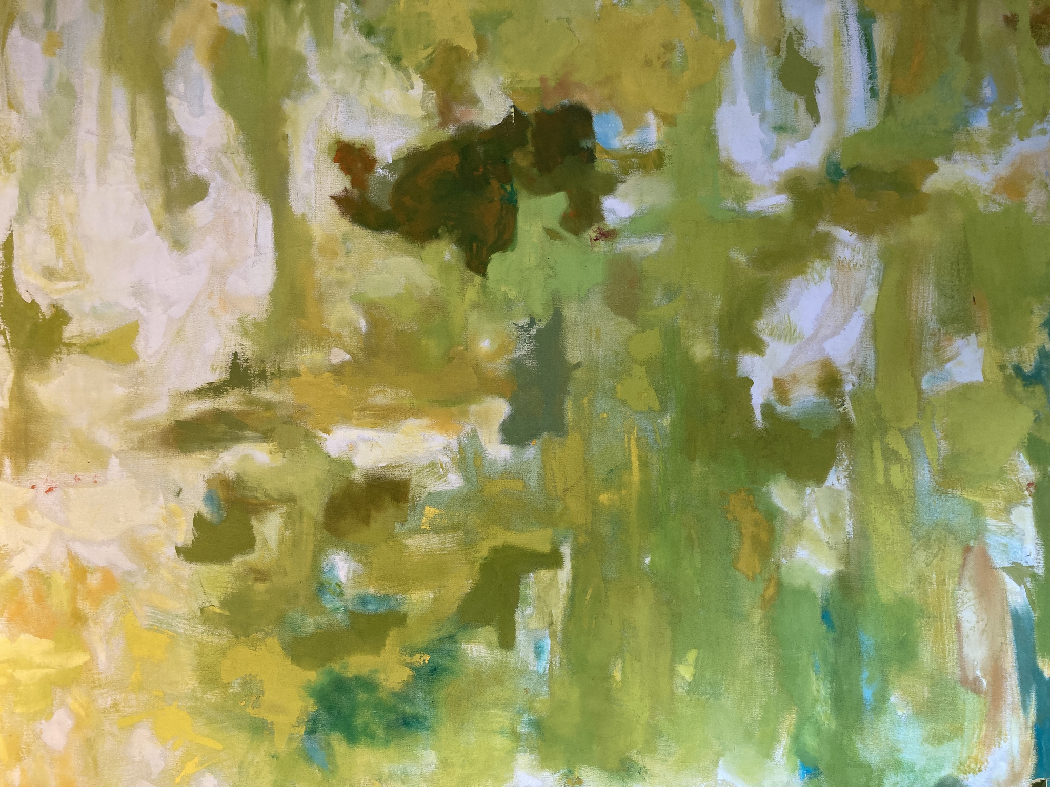 Morna McGoldrick: "Stravinsky in a Field" (oil on canvas, 1964)