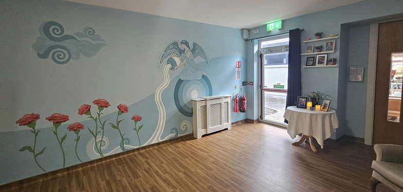 Photo of mural created as part of the Irish Hospice Foundation's Seeds Grant