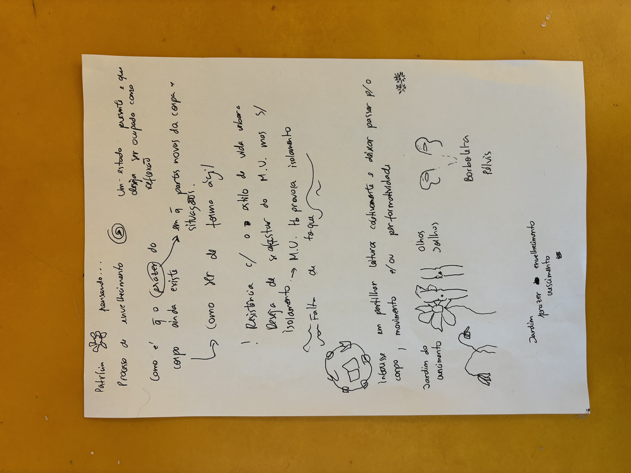 Interview: Where are you busy with in the present moment of your life and which part of the body speaks to you today?