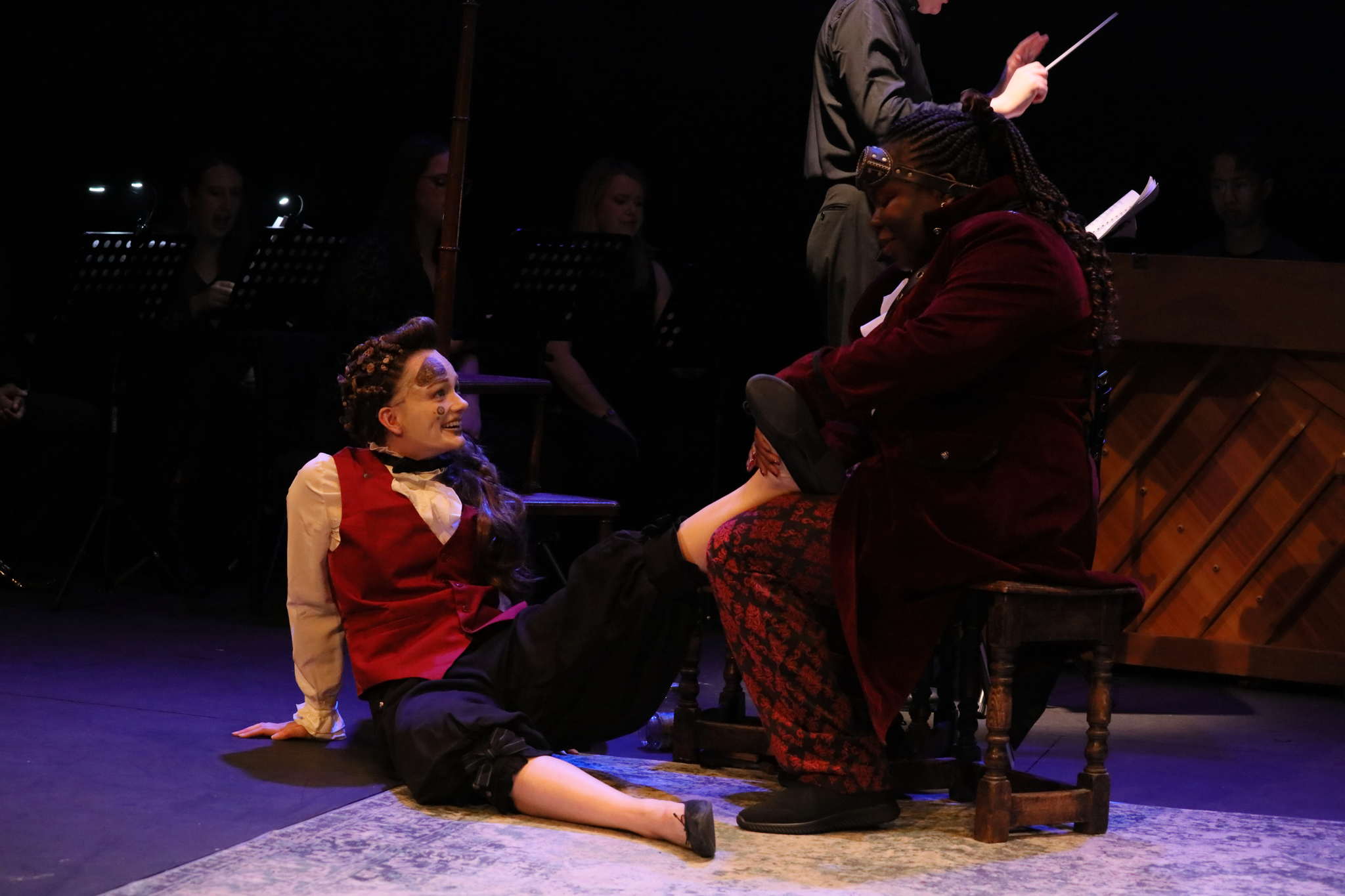 Xaven fixes Corrie's Leg