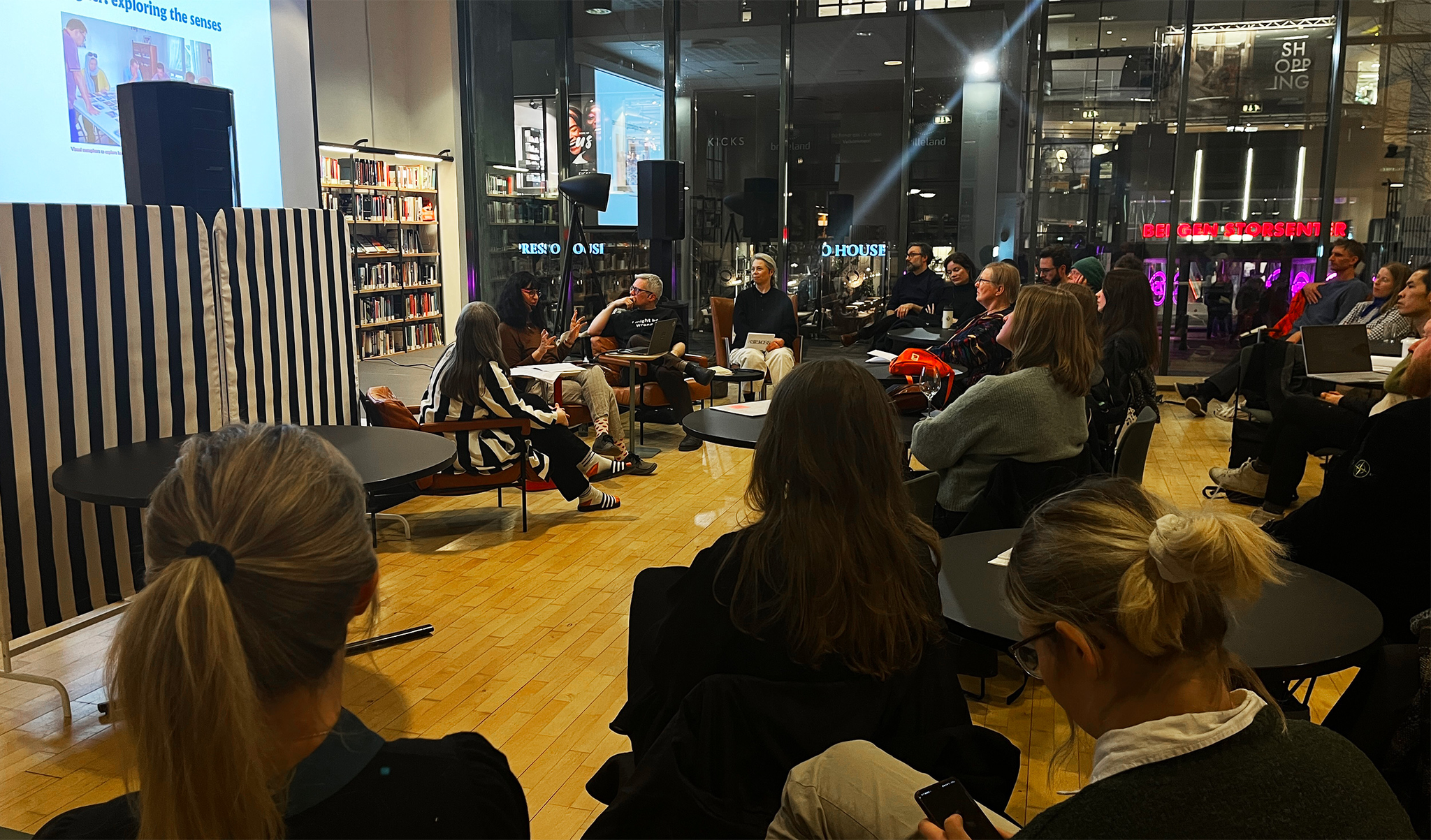 Audience at Design, Participation & Democracy (lecture event) Photo: Karina Birkelund Johansen