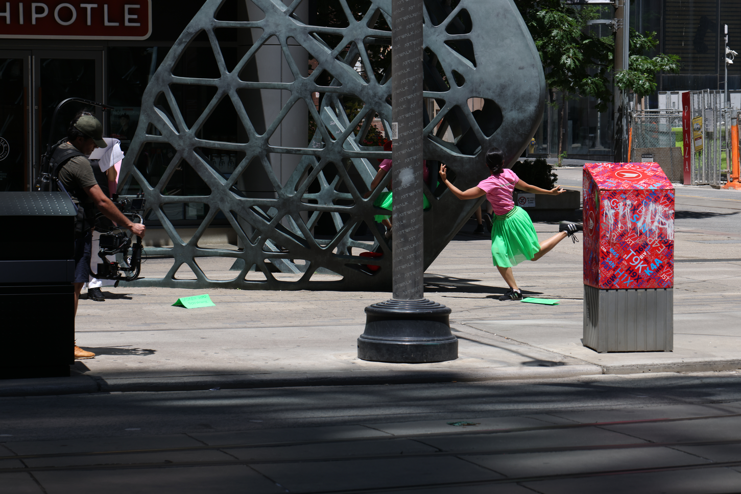 Uncommodified Pauses - Spoken Word Performance by Rajvi Dedhia at the intersection of King Street West and Charlotte Street in response to Score 3

Score 3 created by Mushtari Afroz
Response by Rajvi Dedhia
