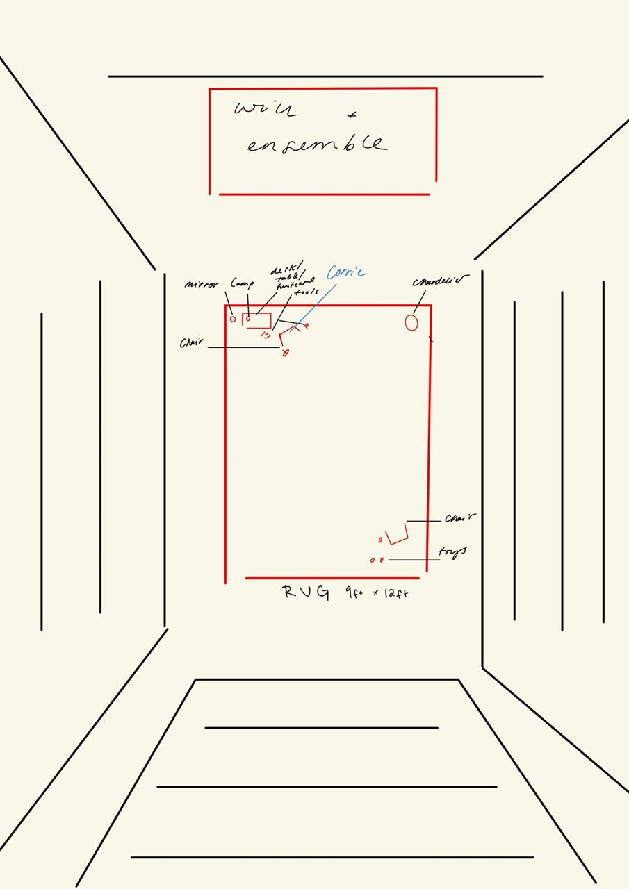 Sketch of the Stage by Edie Bailey