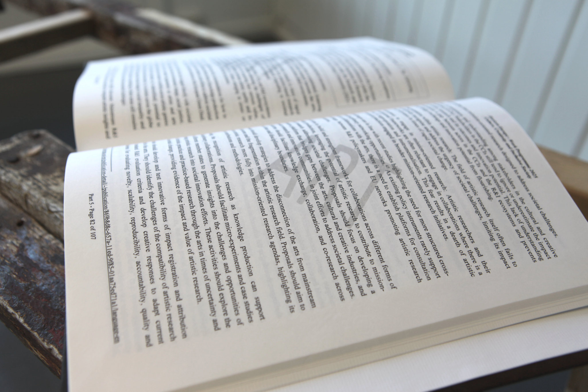 Artistic Research Concept Store detail Workprogram