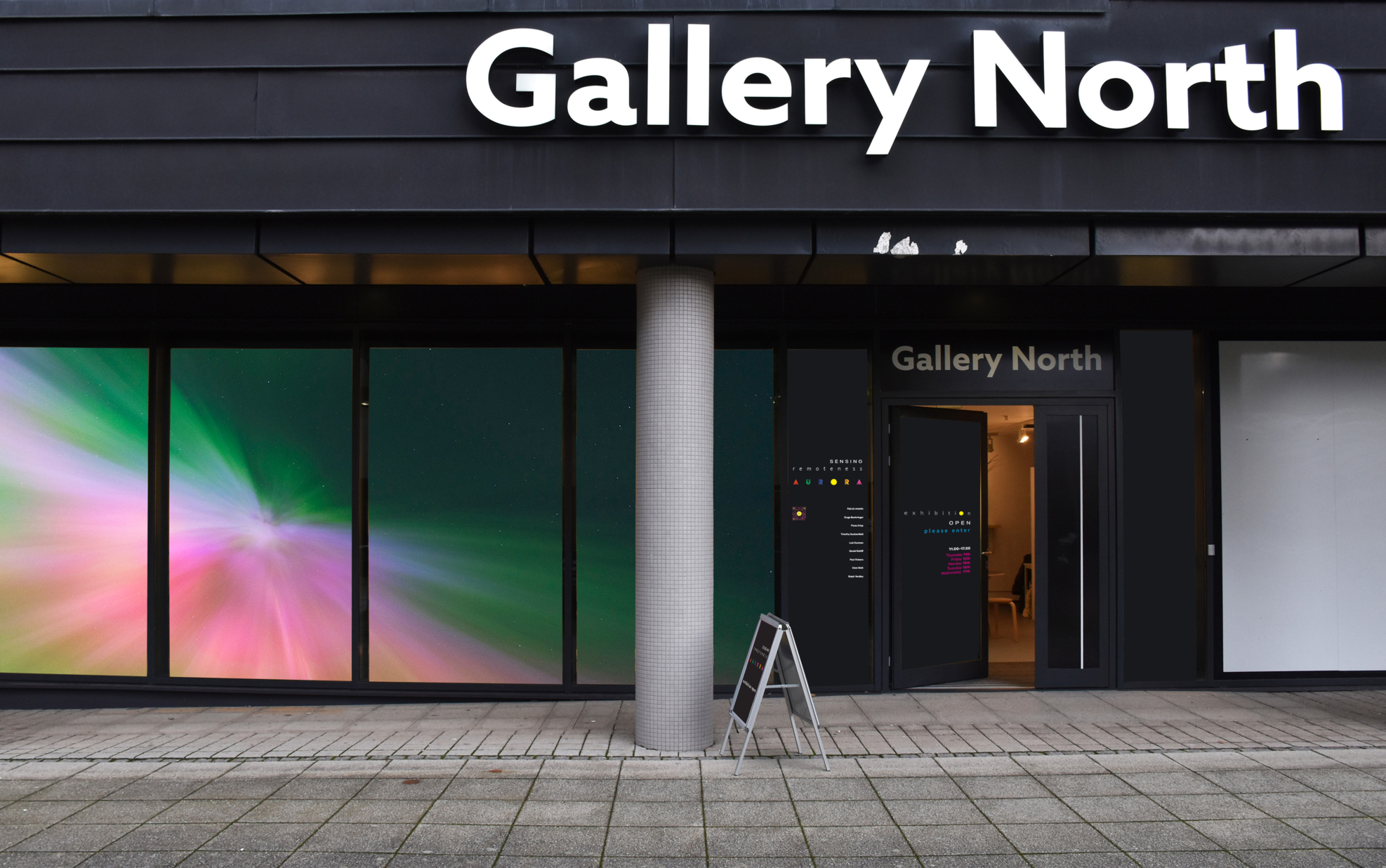 photo of the front of the gallery