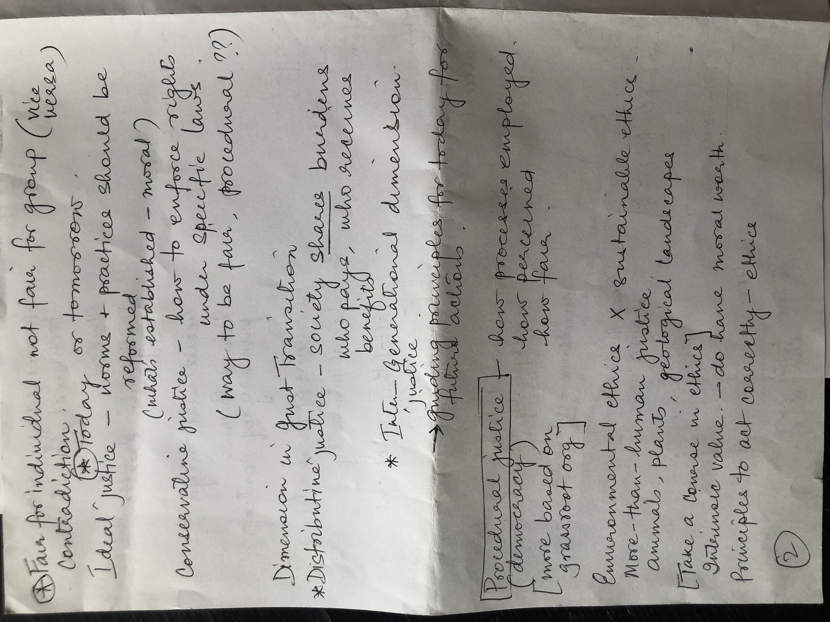 Notes by participants in IA LAB
