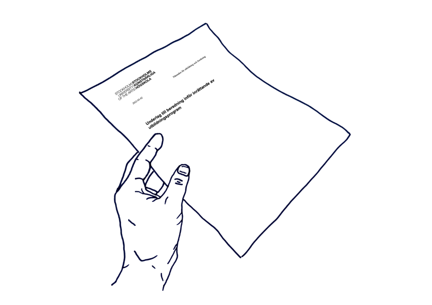Illustration of approved preparatory documentation