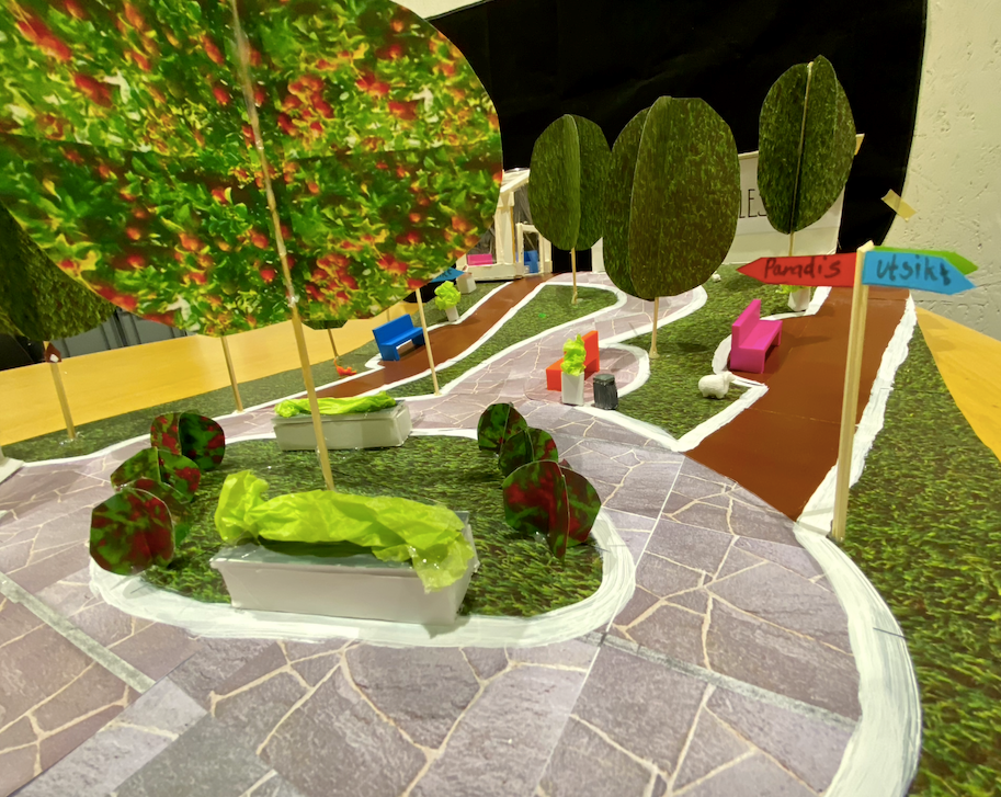 Bilde av fysisk prototype av sanseskog