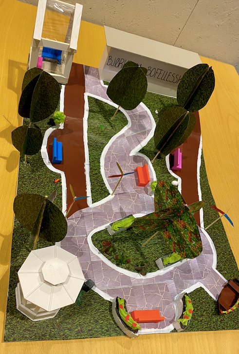 Bilde av fysisk prototype av sanseskog