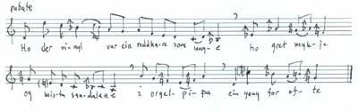 sample of score