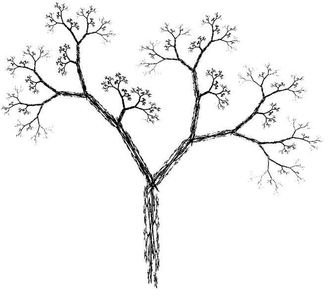 Fractal tree by ircam